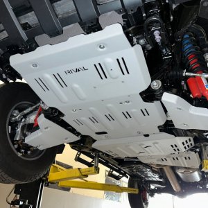 Toyota Tacoma Skid Plate - Engine - Rival 4x4 - Aluminum - `24-`27
